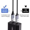 UGREEN USB-Micro USB Kábel, QC3.0, 2.4A, 2m (Fekete)