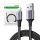 UGREEN USB Lightning Kábel, 2.4A US199, 2m (Fekete)