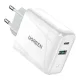 UGREEN 36W USB És USB-C Hálózati Töltő (Fehér) (60468)