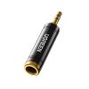 UGREEN 3,5 mm-es jack 6,5 / 6,35 mm-es mini jack adapter (szürke)