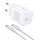 Ugreen X513 GaN USB-C fali töltő + 1 m USB-C kábel (fehér)
