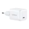 Ugreen X513 GaN USB-C fali töltő + 1 m USB-C kábel (fehér)