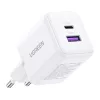 Ugreen X516 USB + USB-C fali töltő, GaN, 30W (fehér)