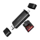 UGREEN USB-C/USB-A 2in1 Kártyaolvasó, SD+TF, 312MB/s (54534)