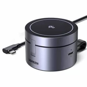 UGREEN W712 mágneses 3 az 1-ben USB-C töltő 25W - fekete