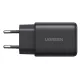UGREEN X527 GaN hálózati töltő 2xUSB-C + USB 45W - fekete