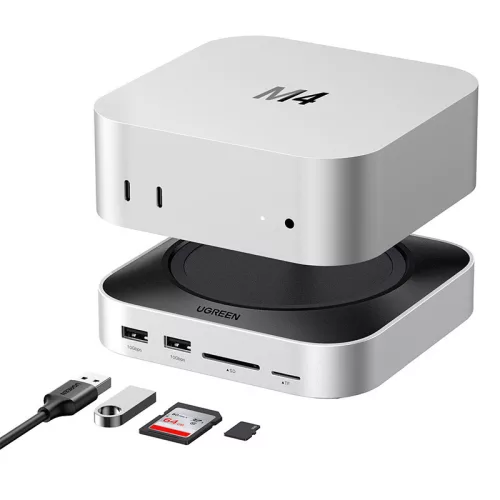 UGREEN 11 az 1-ben USB-C Dokkolóállomás (Szürke) (54485)