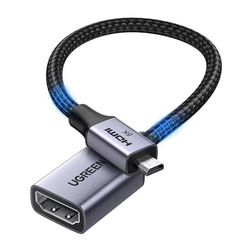 UGREEN 8K 60Hz Micro HDMI Kábel, 0.2m, 48Gbps (53107)