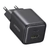 Ugreen X514 USB + USB-C fali töltő, GaN, 20W (fekete)