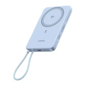   UGREEN PB570 10 000mAh-s, 30W-os mágneses hordozható akkumulátor (kék)