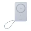 UGREEN MagFlow 10000mAh Mágneses Powerbank Qi2 25W (Szürke) (55086)