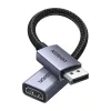 UGREEN 4K DisplayPort-HDMI Átalakító Kábel, 20cm (54532)