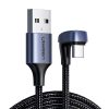 UGREEN USB 2.0 A-C Kábel, 1m (Fekete)