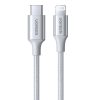 UGREEN US304 USB-C 2.0-Lightning Kábel, 3A, 1m (ezüst)