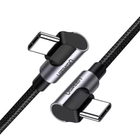   UGREEN US323 USB-C USB-C ferde Kábel, PD, 3A 60W, 1m (Fekete)