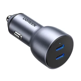 Ugreen CD213 Autós töltő , 2x USB-C, 36W (szürke)