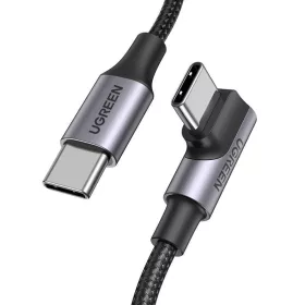  UGREEN US334 USB-C-USB-C ferde Kábel, 5A, PD, 100W, 1m (Fekete)