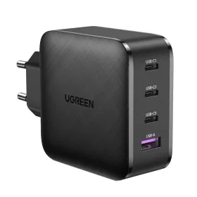   UGREEN 65W GaN Hálózati Töltő, 3x USB-C, 1x USB, Power Delivery (70774B)