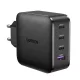 UGREEN 65W GaN Hálózati Töltő, 3x USB-C, 1x USB, Power Delivery (70774B)