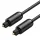 UGREEN AV122 Toslink audio optikai kábel, aranyozott, 1,5m (fekete)