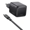 UGREEN X517 kézi töltő, 25W, USB-C GaN + 1 m kábel
