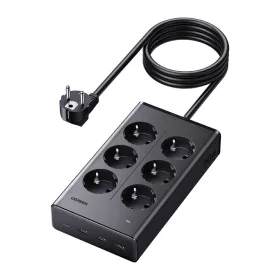   UGREEN S622 elosztó 20W 6× AC + 3x USB + USB-C 1,5 m kábel
