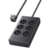 UGREEN S622 elosztó 20W 6× AC + 3x USB + USB-C 1,5 m kábel