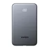 Ugreen PB526 10000mAh-s power bank USB + USB-C, 20W, beépített kábellel (szürke)