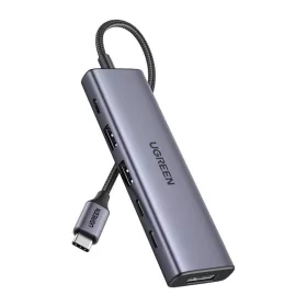   UGREEN CM511 USB-C hub 6 az 1-ben 3x USB + DisplayPort 4K 60Hz