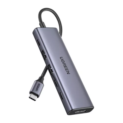 UGREEN CM511 USB-C hub 6 az 1-ben 3x USB + DisplayPort 4K 60Hz