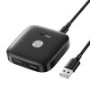 UGREENcm333 2in1 HUB HDMI 2.0 4K kapcsoló (fekete)