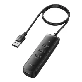 UGREEN CM416 4in1 HUB USB-4x USB adapter 1m (fekete)
