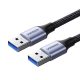UGREEN USB 3.0 - USB 3.0 Kábel, 2A, 0,5 m (Fekete)