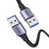 UGREEN USB 3.0 - USB 3.0 Kábel, 2A, 0,5 m (Fekete)