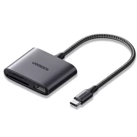 UGREEN CM387 USB Kártyaolvasó, USB-C (fekete)