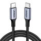 UGREEN US316 USB-C-USB-C Kábel, 100W, 3m (Fekete)