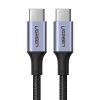 UGREEN US316 USB-C-USB-C Kábel, 100W, 3m (Fekete)