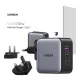 UGREEN 65W-os USB-C És USB Hálózati Töltő (90409B)