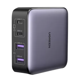   UGREEN CD327 Nexode Töltő, 2x USB-C, 2x USB-A, GaN, 65 W (Szürke)