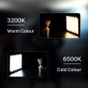 Ulanzi VIJIM VL120 5W LED videó fény - 1250LUX 3200K-6500K + RGB színszűrők - 3100mAh