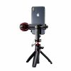 Ulanzi ST-17 Okostelefon mount Állvány Átalakító Rögzítő Clip - 360° Cold Shoe Mobil Tripod adapter