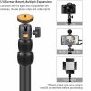 VIJIM LS01 Asztali Kamera/ LED Lámpa/ Mobil tartó Gömbfej Állvány (37-96 cm)