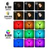 ULANZI VL120RGB LED Színes Videó Lámpa - 1250LUX 2500-9000K HSI RGB Light