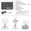 ULANZI VL120RGB LED Színes Videó Lámpa - 1250LUX 2500-9000K HSI RGB Light