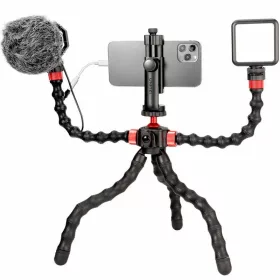   Ulanzi Okostelefon Video Vlog Kit Flexibilis Két-karú Állvánnyal mobiltelefonhoz (2810)