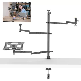   VIJIM LS23 3-Karú Asztali Kamera/ LED Lámpa/ Mobil tartó Állvány