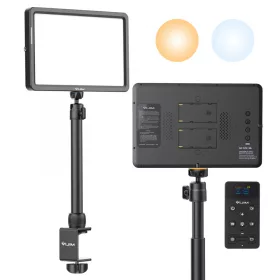   Ulanzi VIJIM K22 LED Edge-Lit Videó Lámpa 2500-9000K 1100LUX + Asztali VIJIM 30-80cm Állvány
