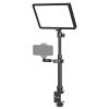 Ulanzi VIJIM K20-Pro LED Edge-Lit Videó Lámpa 2500-9000K 650LUX + Asztali VIJIM 30-80cm Állvány+ Kamera-tartó 1/4" kar