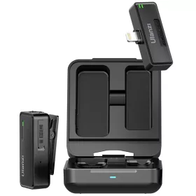   Ulanzi UW-MIC 2.4GHz Vezeték nélküli Mikrofon Kit (Apple iOS/ iPhone Lightning csatlakozóval) | 2+1