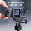 Ulanzi OA-19 DJI OSMO Action 3 Gyorskioldó Mágneses Akkumulátor-fedél & Vakupapucs Adapter